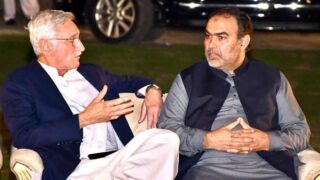 Jahangir Tareen and Imran Khan