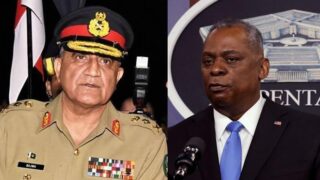 Qamar Javed Bajwa and Lloyd Austin