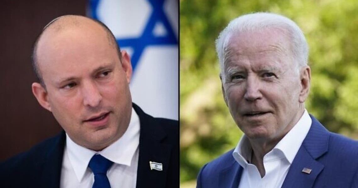 Naphtali Bennett and Joe Biden
