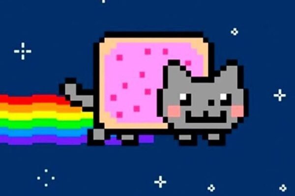 رنگ چھوڑتی بلی کی دس سال پرانی ویڈیو 5 لاکھ 87 ہزار ڈالر میں فروخت