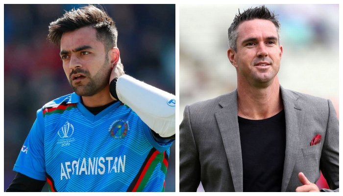 Rashid Khan and Kevin Pietersen