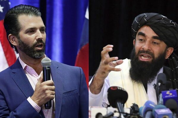 فیس بک سنسر شپ کے معاملے پر ترجمان طالبان اور ٹرمپ جونیئر ایک ہی پیج پر