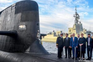 Emmanuel Macron and Malcolm Turnbull