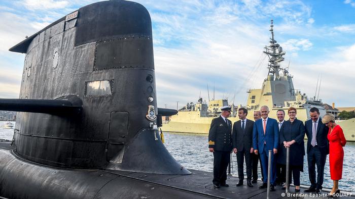 Emmanuel Macron and Malcolm Turnbull