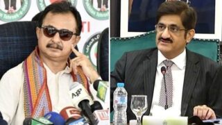 Haleem Adil Sheikh and Murad Ali Shah
