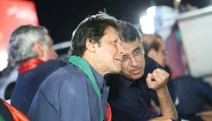Imran Khan and Asad Umar