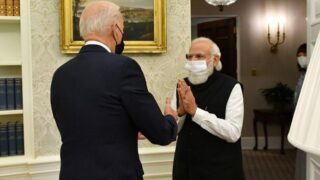 Narendra Modi and Joe Biden