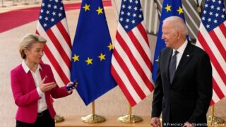 Joe Biden and Ursula von der Leyen