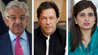 Khawaja Asif, Imran Khan, Hina Rabbani