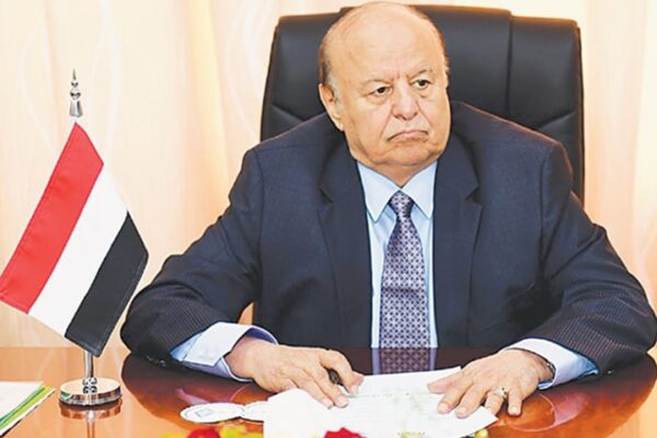 ایران حوثیوں کو اسلحہ اور پیسہ دے کر تخریبی کردار ادا کر رہا ہے: یمنی صدر