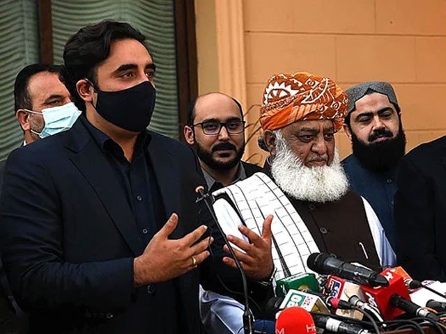 Bilawal Bhutto and Fazlur Rehman