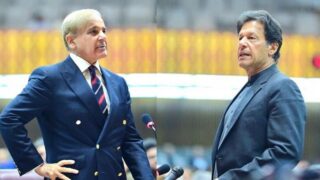 Shahbaz Sharif and Imran Khan