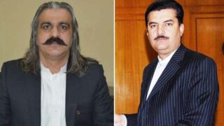 Amin Gandapur and Faisal Karim Kundi