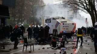 Belgium Protests Clashes