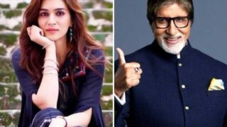 Kriti Sanon and Amitabh Bachchan