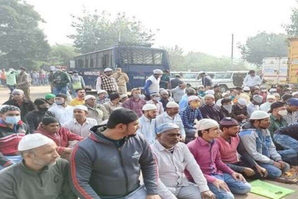 کھلی جگہوں پر نماز برداشت نہیں کی جائے گی، وزیراعلی ہریانہ کی دھمکی