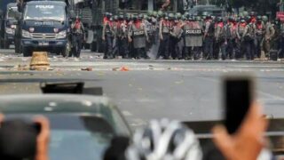 Myanmar Protesters