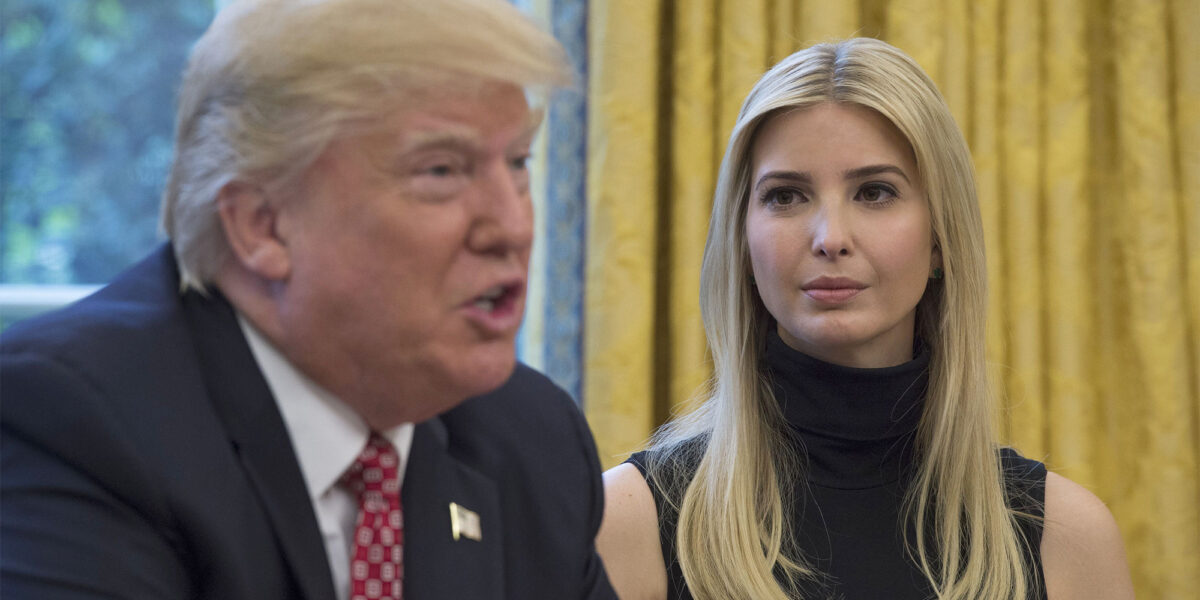 Ivanka Trump and Donald Trump