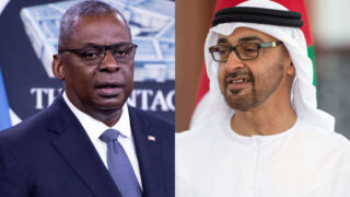 Lloyd Austin and Sheikh Mohammed bin Zayed