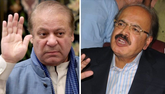 Nawaz Sharif and Manzoor Wasan