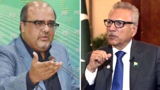 Shahzad Akbar and Arif Alvi