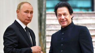 Vladimir Putin and Imran Khan