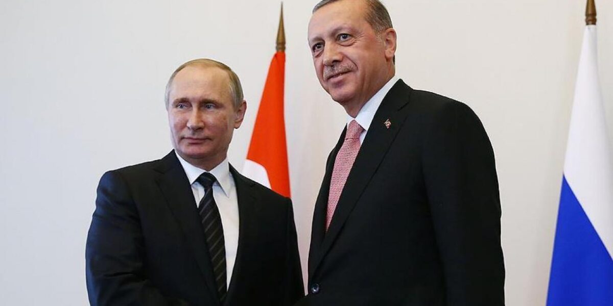 Vladimir Putin and Tayyip Erdogan