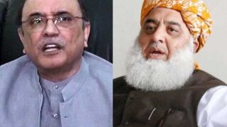 Asif Zardari and Fazlur Rehman