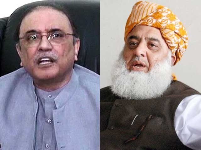 Asif Zardari and Fazlur Rehman