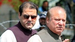Hussain Nawaz and Nawaz Sharif