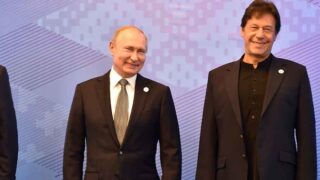 Imran Khan and Vladimir Putin