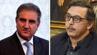 Shah Mehmood Qureshi and Arbab Shehzad