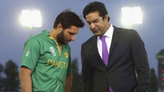 Shahid Afridi and Wasim Akram