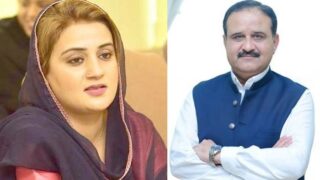 Usman Bazdar and Uzma Bukhari