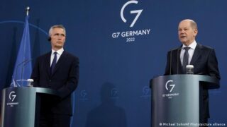 Jens Stoltenberg and Olaf Scholz