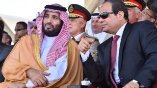 Muhammad bin Salman and Abdel Fattah al-Sisi