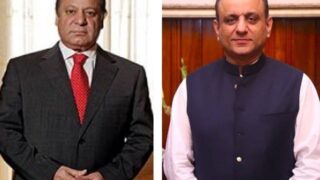Nawaz Sharif and Aleem Khan