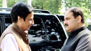 Parvez Elahi and Usman Bazdar