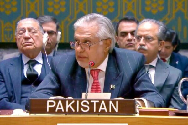 پاکستان نے عالمی سطح پر تنہائی کا خاتمہ کر دیا، اقوام متحدہ میں ایشاق ڈار کا خطاب