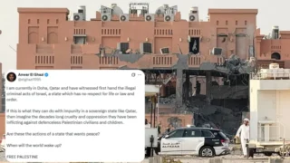 israel-qatar-bombing-global-outrage-social-media