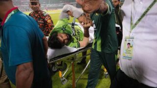 Hussain Talat Injures Shoulder in Crucial Pakistan-Bangladesh ODI