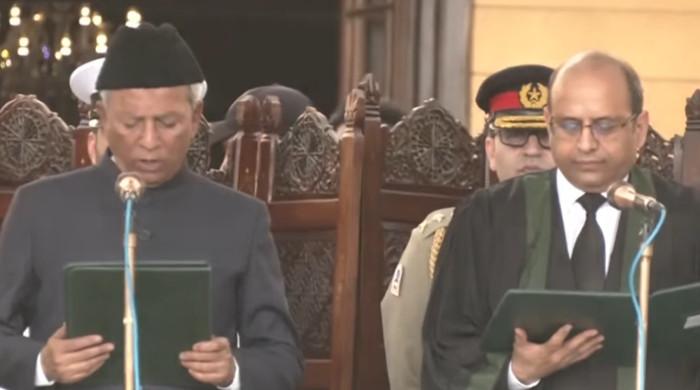 PML-N's Nehal Hashmi Sworn in as Sindh Governor