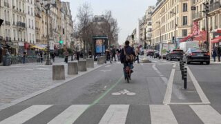 Green Line Appears on Paris Streets Ahead of 2026 Half Marathon