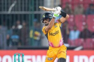 Babar Azam ties three PSL records with ton