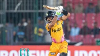 Babar Azam ties three PSL records with ton