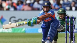 Mandhana Fifty Powers India to 170 Against Pakistan