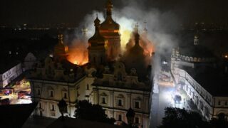 Russian Strikes Hit Kyiv Cathedral, Killing 9 Across Ukraine