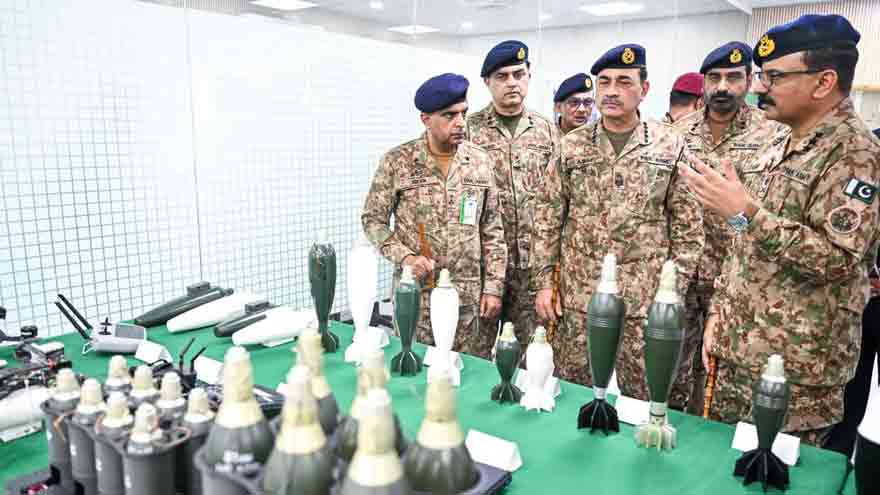 Army Chief Reviews Defence Production at POF Wah
