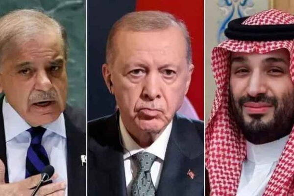 ریاض میں اہم ملاقاتیں: اردوان اور شہباز شریف کی ولی عہد محمد بن سلمان سے خطے کی صورتحال پر گفتگو