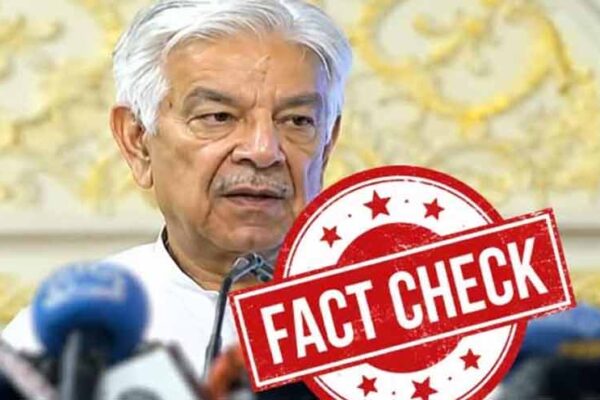 خواجہ آصف کا پاکستان اور بھارت کا موازنہ کرنے والا وائرل ویڈیو جعلی قرار